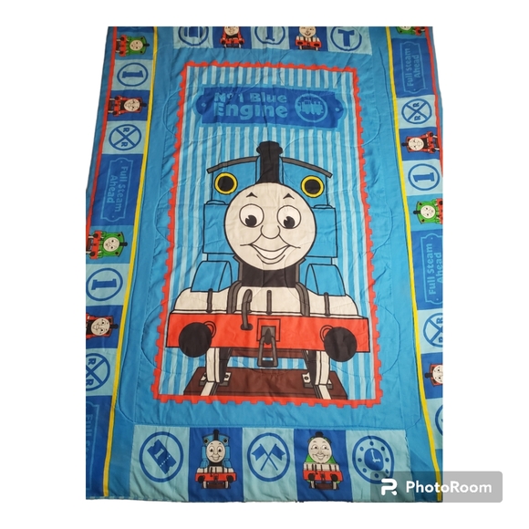 Thomas Tank Engine & Friends Coverlet Comforter Blanket Spread Twin Full 86x62 - Picture 3 of 14